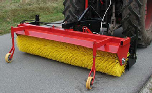 Sweeping machines for tractors