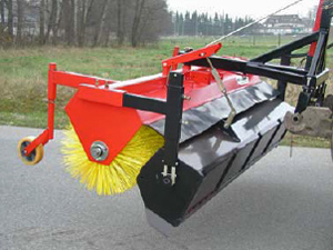 Sweeping machines for tractors